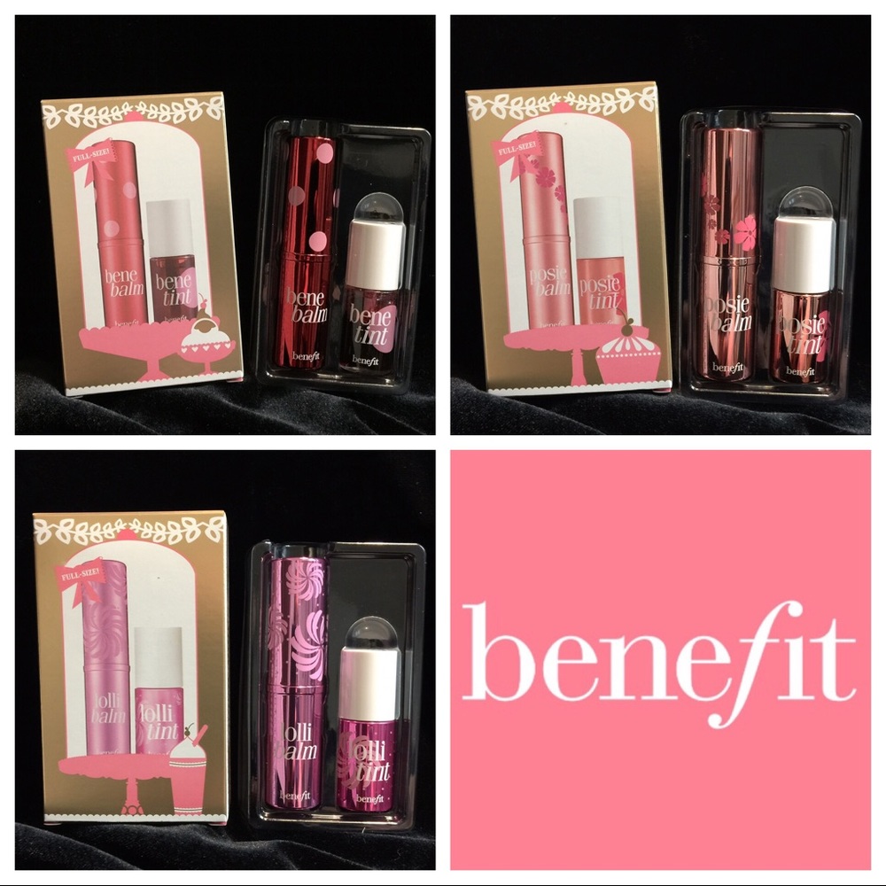 Benefit Gift Sets with 3 Tints/Balms NIB